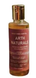 Arth naturals -Hair growth -Dandruff free- Cruelty free- Vegan - Natural ingredients -Good Vibes Hair oil - Unisex product - Made in India - 100 ml - - Fast UK Delivery - Image 2