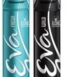 EVA Cyndicate EVA Spray Deo,Wild & Fresh Deo For Women, Skin Friendly,Dermatologically Tested, No Alcohol, Ph Balanced,Vegan,Cruelty Free,Paraben Free, Pack Of 2,300Ml - Fast UK Delivery