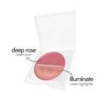 Ruby's Organics Cream Blush for Cheeks & Highlighter Duo Palette- Blusher for Face Makeup, Lightweight Flawless All Day Glow, All Skin Types, Natural &Paraben Free (Deep Rose + Illuminate) 9g - Fast UK Delivery - Image 3