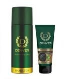 DENVER Deep Cleanse Face Wash(50GM) & Hamilton Deodorant Spray(165ML) - Combo Set of 2 | Activated Charcoal Facewash - Deep Cleanse the Pore, Dirt & Impurities | Deodorants for Men - Fast UK Delivery