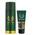 DENVER Deep Cleanse Face Wash(50GM) & Hamilton Deodorant Spray(165ML) - Combo Set of 2 | Activated Charcoal Facewash - Deep Cleanse the Pore, Dirt & Impurities | Deodorants for Men - Fast UK Delivery