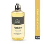 The Bath Store Vanilla Body Wash Shower Gel | Exfoliating Body Wash For Dry Skin & Oily Skin | Tan Removal Body Wash For Men & Women | Liquid Soap For Bath - 300ml - Fast UK Delivery - Image 3