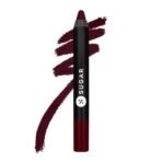SUGAR Cosmetics Matte as Hell Crayon Lipsticks for Women | Lasts Up To 8+ Hours | Lip Crayon with Sharpener | 2.8gm - 24 Rachel Berry - Fast UK Delivery - Image 2