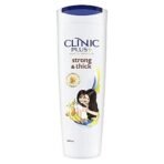 Clinic Plus Strength & Shine With Egg Protein Shampoo, 355 ml & Clinic Plus Strong & Extra Thick Shampoo With Milk Protein And Almond Oil For Hair Strengthening & Volume, 355ml - Fast UK Delivery - Image 6