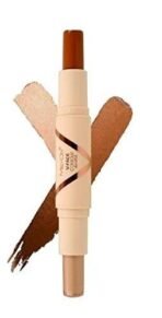 ME-ON V face Contour Duo Stick (Medium 02) - Fast UK Delivery - Image 2