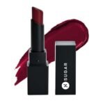 SUGAR Cosmetics Nothing Else Matter Longwear Lipstick for Women | Lasts Up To 8+ Hours| Enriched with Vitamin E | 100% Vegan | 3.2gm - 14 Red Herring - Fast UK Delivery - Image 2