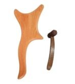 FA INDUSTRIES Drainage Massage Paddle Use For Manual Anti-Cellulite Gua Sha Tool Muscle Pain Relief Soft Tissue Therapy Back Legs And Body With Wooden Face Massager, Set of 2 - Fast UK Delivery - Image 6