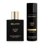 Bella Vita Luxury Ideal Men Combo for Him, Pack Of 2 Premium Long Lasting Woody Fragrance Scent - Ceo Men Edp 100 Ml & Body Parfum Deodorant 150 Ml,Liquid - Fast UK Delivery - Image 2