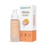 Mamaearth Glow Serum Medium Foundation Dewy With Vitamin C & Turmeric For 12-Hour Long Stay - 01 Ivory Glow - 30 Ml, Normal - Fast UK Delivery - Image 7