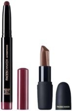 FACESCANADA Ultime Pro HD Intense Matte Lips + Primer - Wine Shot 26 & FACES CANADA Weightless Matte Lipstick - Pretty Sepia 08 (Brown) - Fast UK Delivery - Image 2