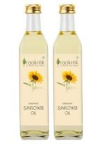Praakritik Organic Extra Virgin Sunflower Oil | Pure & Natural Enriching & Nourishing Oil Bottle | No Added Preservatives and Colors | Pack of 2 | 500ml Each - Fast UK Delivery - Image 2