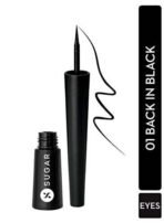 SUGAR Cosmetics Gloss Boss 24Hr Glossy Eyeliner Gel With Brush | Smudeproof & Waterproof - 01 Back In Black (Black Eyeliner) | 3Ml - Fast UK Delivery - Image 3