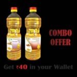 Healthy Cooking Oil Combo- Sesame Oil 1ltr+ Groundnut Oil 1ltr - Fast UK Delivery