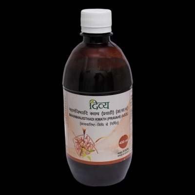 uk400_400_1722856669Mahamanjisthadi1.jpg Divya Mahamanjisthadi Kwath (Pravahi) 450 Ml - Image 1