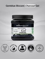 Gemblue Biocare Face and Body Gel | Skin Brightening | Hydrating | Non Greasy | Moisturizing | Light Weight | Nourishing Formula (Gemblue Biocare Charcoal Gel, 385ml 12.92 fl oz.) - Fast UK Delivery - Image 5
