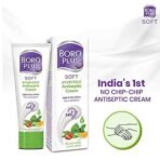 Boroplus Soft Antiseptic Cream|Light & Non-Sticky|24 Hour Moisturisation|Ayurvedic Cream For All Seasons|Moisturises Dry Skin|10 Natural Ingredients|Vitamin E|With Fruit Water & 10 Super Herbs, 100 Ml - Fast UK Delivery - Image 3