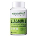 HEALTH VEDA ORGANICS PRIVATE LIMITED Vitamin E, 60 Veg Capsules For Skin And Hair, With Argan & Aloe Vera, Antioxidant Support, Naturally Nourished Skin & Hair For Men & Women - Image 2