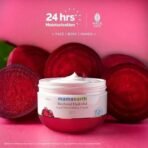 Mamaearth Beetroot Hydraful Light Moisturizing Cream with Beetroot & Hyaluronic Acid | For Hydrated Pink Glow | For Face, Hand & Body | 24H Moisturization | Quick Absorbing | Non-Greasy | Soft Moisturizer | 200 g - Fast UK Delivery - Image 3