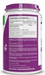 HealthyHey Nutrition Milk Thistle (Silymarin Marianum) - 600mg Extract - Support Liver Health - 120 Veg. Capsules - Fast UK Delivery - Image 3
