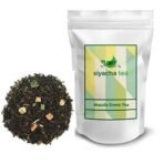 Siyacha Tea Masala Green Tea|100 Grams|Organic Chai Patti with Cardamom,Ginger,Mint, Cinnamon Blend|For Digestion, Cough & Cold, Weight Loss, Summer Spicy Beverage|Makes 50 Cups (approx) - Fast UK Delivery - Image 2
