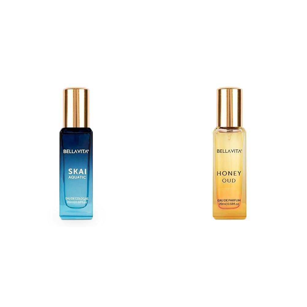 uk41-jvPAwr9L-1.jpg Bella Vita Luxury Skai Aquatic Unisex Eau De Cologne Honey Oud Unisex Liquid Eau De Parfum With Bergamot Patchouli Vanillapremium Long Lasting Sweet & Spicy Fragrance For Men & Women 20Ml,Assorted - Fast UK Delivery - Image 1