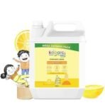 Koparo Organic Dishwash Liquid | 5 Litres | Orange & Sweet Lime Fragrance | Natural, Plant Based & Eco-Friendly | Removes Tough Grease, Soft on Hands | Baby & Pet Safe - Fast UK Delivery - Image 2