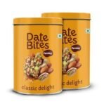 Farmley Date Bites|360 Gram|Dates Barfi Made With Dates, Pista, Cashews, Almonds, Honey And Pure Ghee|Dry Fruits Nuts, Healthy Delicious Indian Sweets, Gluten Free, No Added Sugar, (180 G, Pack Of 2) - Fast UK Delivery - Image 2