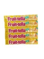 Fruit-tella Chewy Candy Orange Flavour Gelatin Free Pack of 5 (5 X 32.4 grams), 162 grams - Fast UK Delivery - Image 2