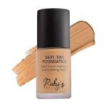 Ruby's Organics Liquid Foundation for Face Makeup - Waterproof, Full Coverage Blendable, Long Lasting, Matte Finish and Poreless, Normal to Oily Skin, Vegan, Paraben and Silicon-Free, Shade M02, 30 ml - Fast UK Delivery