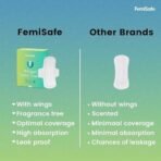 FemiSafe Panty Liners | 100% Cotton Softy | Anti Microbial, Easy to use & No Scent No Fuss | Travel Friendly | Keeps You Fresh and Dry all day | Pack of 40 Liners - Fast UK Delivery - Image 7