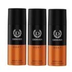 DENVER G O A T Black Code Deo -150ML Each (Pack of 3)| Long Lasting Deodorant Spray For Men - Fast UK Delivery - Image 2