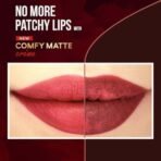 FACESCANADA Comfy Matte Creme Lipstick - Over And Out, 4.2G | Long Stay | Creamy Matte Finish | Intense Color | Super Hydrating & Nourishing | Single Stroke Smooth Application - Fast UK Delivery - Image 5