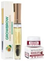 Bella Vita Organic Lip Scrub Balm Brightening Dark Lips for Dry Lips/Smoker/Chapped Lip Growbrow - Eyelash Lashes & Eyebrows Hair Growth & Volume Serum With Castor Onion Oil & Vitamin E 12 ML - Fast UK Delivery - Image 2