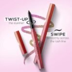 RENEE Holographic Crayon Eyeliner, Smudge-Proof,Shimmery Finish & Long-Lasting, Easy Glide & Quick-Drying Formula With Monochrome Effect, Intense Color Pay-Off, Infused With Vitamin E, 05 Mars, Pink - Fast UK Delivery - Image 5