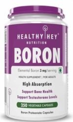 HealthyHey Nutrition Boron Advanced Chelated - 250 Veggie Capsules - Gluten Free, Non-GMO - Fast UK Delivery - Image 2