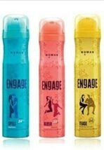 Engage Tease, Blush, Spell Fresh Deodorant Spray For Women Combo 150 Ml - Fast UK Delivery