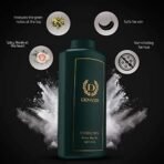 DENVER Hamilton Premium Body Talc - 300GM Each (Pack of 3) | Scented Talcum Powder for Men - Fast UK Delivery - Image 4