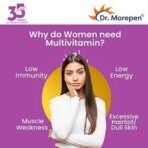 DR. MOREPEN Multivitamin Tabs for Women with Calcium, Vitamin D3 & 21 other Nutrients | Energy & Immunity Booster Supplement | 60 Tablets - Fast UK Delivery - Image 3