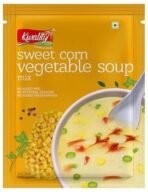 KWALITY Sweet Corn Vegetable Soup Mix with instant natural powder 50g (Pack1) - Fast UK Delivery - Image 2