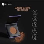 SUGAR Cosmetics - Contour De Force - Mini Bronzer - 01 Taupe Topper (Brown-Gray Matte Bronzer) - Lightweight, Contour Bronzer with Matte Finish - Fast UK Delivery - Image 3
