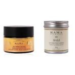 Kama Ayurveda Kumkumadi Brightening Ayurvedic Face Scrub, 50g & Kama Ayurveda Mridul Soap-Free Face Cleanser, 40g - Fast UK Delivery - Image 2
