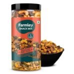 Farmley Snack Mix | 405g | 6 Superfood in 1 Mix | Dry Fruits Mix, Mixed Nuts, Mixed Dry Fruits, Dry Fruits, Nuts and Seeds Mix, Almonds, Cashew, Pumpkin & Sunflower Seeds, Guilt free Snack (Pack of 1) - Fast UK Delivery - Image 2