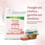 Koparo Natural Laundry Liquid Detergent | 5 Litres | Fresh Cotton, Lily & Vanilla | Top Load, Front Load Washing Machine & Hand Wash Friendly | Organic & Eco-Friendly | Tough on Stains, Safe for Kids - Fast UK Delivery - Image 3