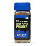 CRISTA Essential Ground Spices Combo - 4 | Black Pepper Powder X 1, 50 gms & Garlic Powder X 1, 45 gms | No Added Colours, Fillers & Preservatives | Pack of 2 - Image 3