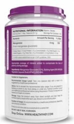 HealthyHey Nutrition Manganese Gluconate - Hypoallergenic Trace Mineral Supplement for Connective Tissue and Bones - 120 Capsules - Fast UK Delivery - Image 3