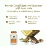 Maharishi Ayurveda Dizomap, Ayurvedic Tablet Medicine For Indigestion & Constipation, Improves Liver Functioning & Intestinal Flora, Saunf, Sonth, Sanay & Chhoti Harad, 60 Days, 30 Days Pack - Fast UK Delivery - Image 3