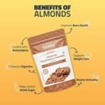 Farmley California Almonds Whole 250g | High Fiber & Protein | Premium Badam Giri | Value Pack (Pack of 1) - Fast UK Delivery - Image 7
