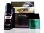 Denver Black Code Gift Box For Men (Perfume 60 ML + Deodorant 150 ML) - Fast UK Delivery