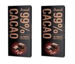 Amul 99% Dark Chocolate, 125g Pack of 2 - Fast UK Delivery
