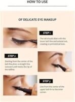 ZEYFLEEB Eyeliner Waterproof Smudge Proof & Long-Lasting Liquid Ink Black Pen Eye liner | Quick Drying | Black | Vegan & Cruelty-Free - Fast UK Delivery - Image 3